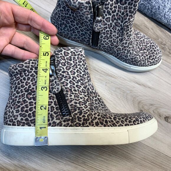 Gentle Soul Womens Cheetah Print Leather Zip Carter Ankle Bootie 5 EU 35 - Picture 10 of 10